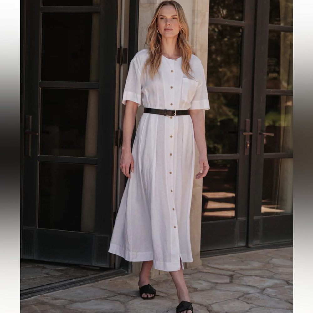 JENNI KAYNE Day Dress in White